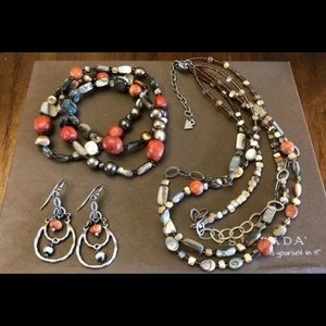 Silpada Coral set